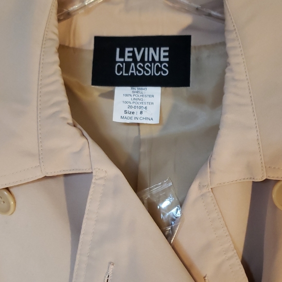 Levine Classics Trench Coat - Picture 2 of 4